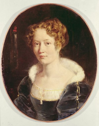 Portrait de Laure Deveria, vers 1827 - Achille Devéria